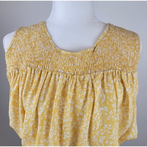 Rose And Thyme Smock Yellow Top — Small - Picture 3 of 5